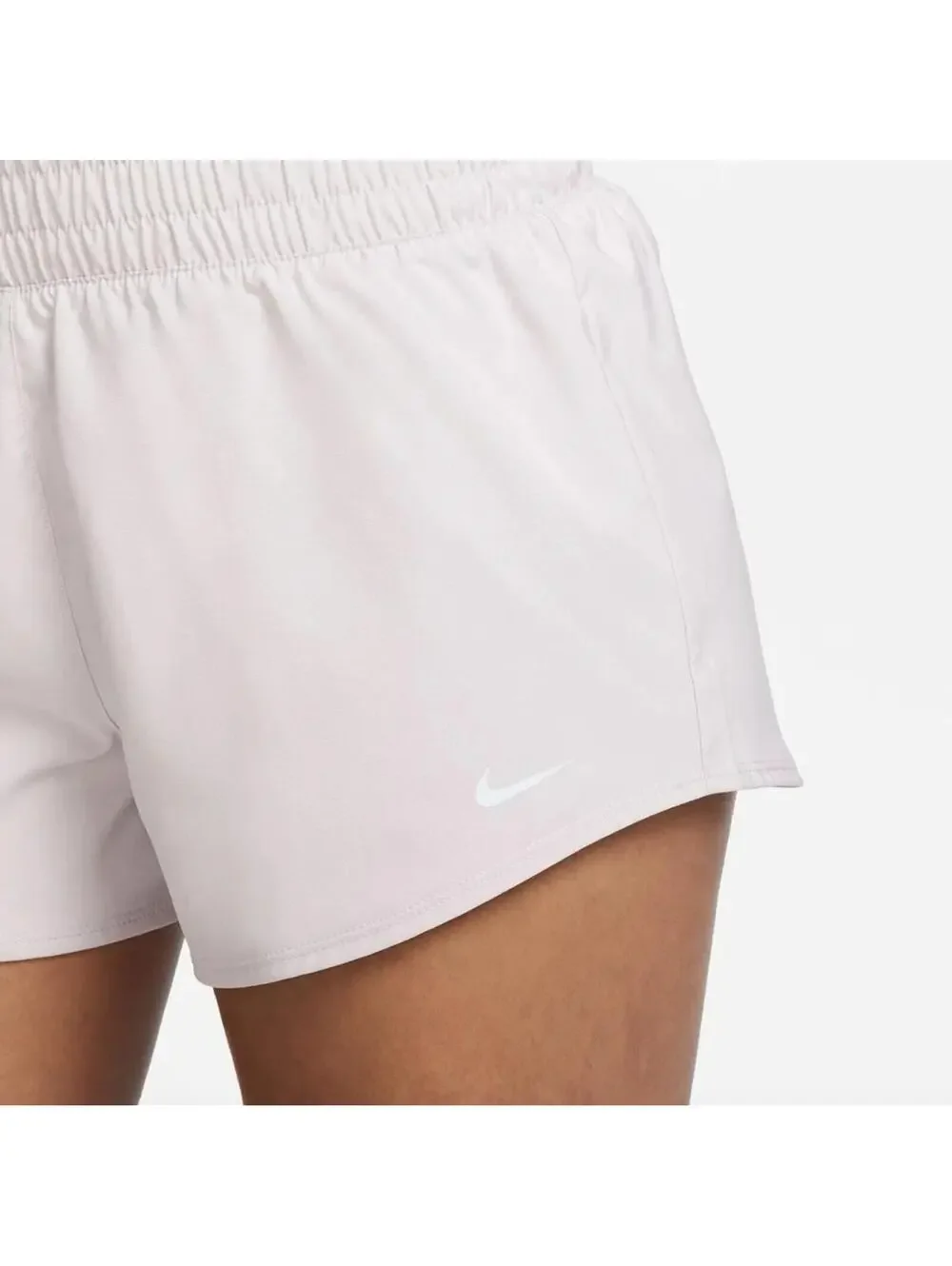 (C246) Nike Women’s Dri-FIT Running Shorts Brief-Lined Platinum Violet M Loose